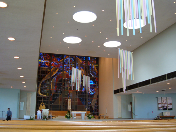 Interior view of St. Ann Catholic Church, Normandy, MO